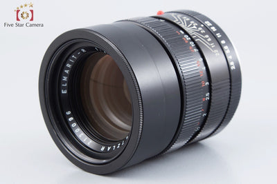 Used Leica ELMARIT-R 90mm f/2.8 Red Feet 3-Cam Rare Item, Overhauled in Dec. 2023