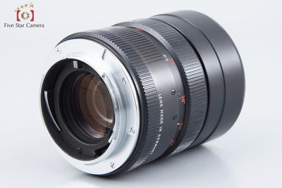 Used Leica ELMARIT-R 90mm f/2.8 Red Feet 3-Cam Rare Item, Overhauled in Dec. 2023