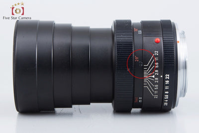 Used Leica ELMARIT-R 90mm f/2.8 Red Feet 3-Cam Rare Item, Overhauled in Dec. 2023