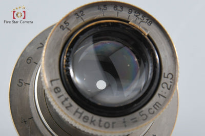 [Used] Leica Hektor 50mm f/2.5 L39 Leica Screw Mount