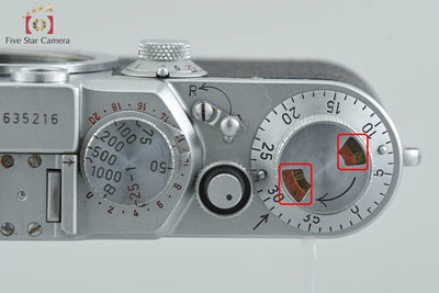 【中古】Leica ライカ IIIf レッドダイヤル セルフタイマー無し レンジファインダーフィルムカメラ