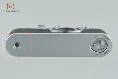 【中古】Leica ライカ IIIf レッドダイヤル セルフタイマー無し レンジファインダーフィルムカメラ