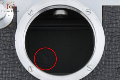 【中古】Leica ライカ IIIf レッドダイヤル セルフタイマー付き レンジファインダーフィルムカメラ