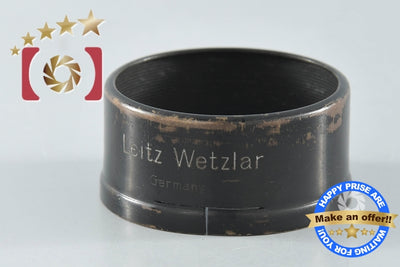 [Used] Leica Lens Hood for A-Type, German Engraving, Rare Item