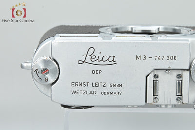 【中古】Leica ライカ M3 ダブルストローク レンジファインダーフィルムカメラ
