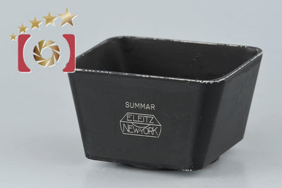 [Used] Leica Summar Lens Hood, Rectangular, "NEW-YORK" Engraving, Rare