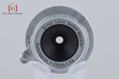 【Used】Leica Summaron 28mm f/5.6 Red Summaron L39 Leica Screw Mount