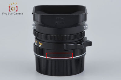 [Used] Leica Summicron-M 35mm f/2 4th Generation 6-bit 11310 Made in Germany 7 Elements With Original Box