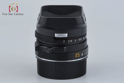 [Used] Leica Summicron-M 35mm f/2 4th Generation 6-bit 11310 Made in Germany 7 Elements With Original Box