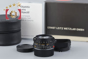 Used] Leica Summicron-M 35mm f/2 4th Generation 6-bit 11310 Made in Germany 7 Elements with Original Box