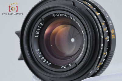 [Used] Leica Summicron-M 35mm f/2 4th Generation 6-bit 11310 Made in Germany 7 Elements With Original Box