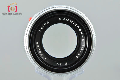 [Used] Leica Summicron-M 50mm f/2 Silver E39 4th Generation