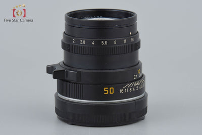 [Used] Leica Summicron-M 50mm f/2 E39 3rd Generation Black