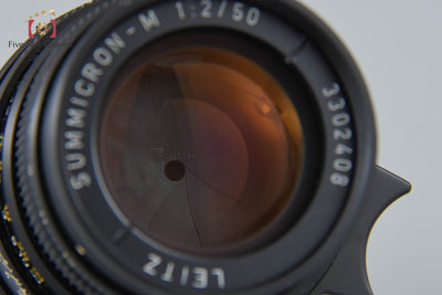 [Used] Leica Summicron-M 50mm f/2 E39 3rd Generation Black