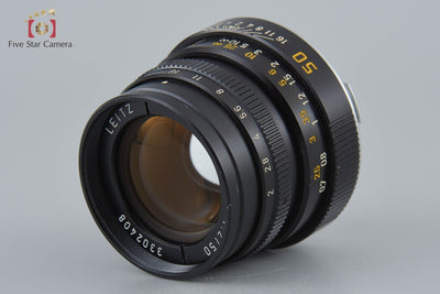 [Used] Leica Summicron-M 50mm f/2 E39 3rd Generation Black