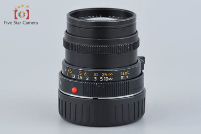 [Used] Leica Summicron-M 50mm f/2 E39 3rd Generation Black