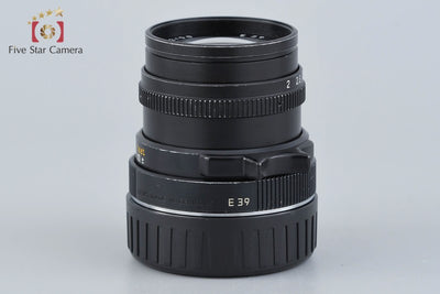 [Used] Leica Summicron-M 50mm f/2 E39 3rd Generation Black