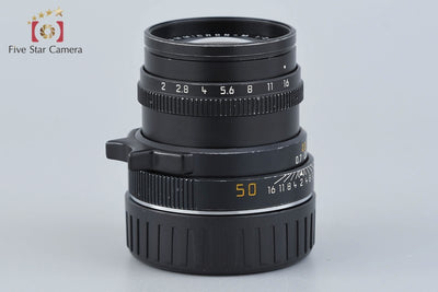 [Used] Leica Summicron-M 50mm f/2 E39 3rd Generation Black