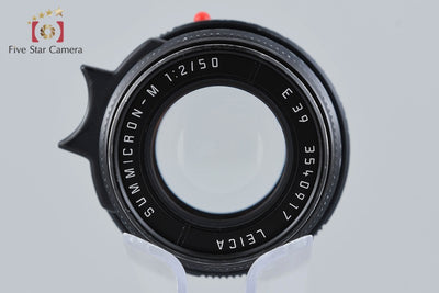 [Used] Leica Summicron-M 50mm f/2 E39 3rd Generation Black