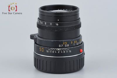 [Used] Leica Summicron-M 50mm f/2 E39 3rd Generation Black