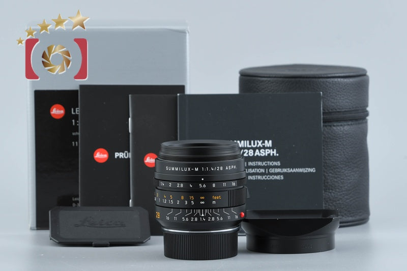 [Used] Leica SUMMILUX-M 28mm f/1.4 ASPH. E49 11668 with original box