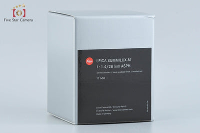 [Used] Leica SUMMILUX-M 28mm f/1.4 ASPH. E49 11668 with original box