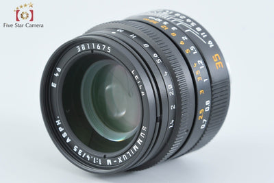 [Used] Leica SUMMILUX-M 35mm f/1.4 ASPH. E46 Black