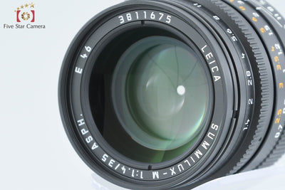 [Used] Leica SUMMILUX-M 35mm f/1.4 ASPH. E46 Black