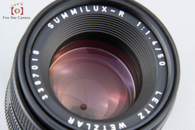 [Used] Leica SUMMILUX-R 50mm f/1.4 E55 11777 R Cam serviced in Dec. 2023