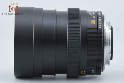 [Used] Leica SUMMILUX-R 80mm f/1.4 3-Cam