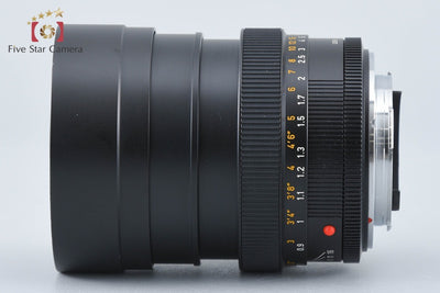 【Used】Leica SUMMILUX-R 80mm f/1.4 3-Cam