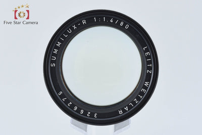 [Used] Leica SUMMILUX-R 80mm f/1.4 3-Cam