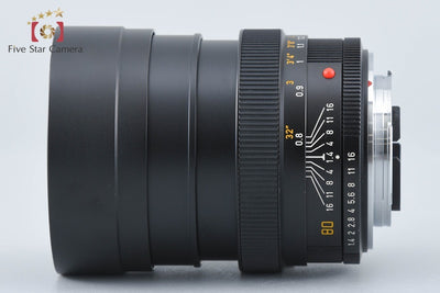 【Used】Leica SUMMILUX-R 80mm f/1.4 3-Cam