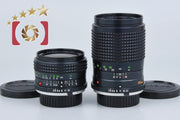 [Used] MINOLTA MC W.ROKKOR-SG 28mm f/3.5 + MC TELE ROKKOR-QD 135mm f/3.5