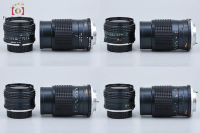 [Used] MINOLTA MC W.ROKKOR-SG 28mm f/3.5 + MC TELE ROKKOR-QD 135mm f/3.5