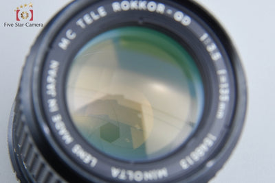 [Used] MINOLTA MC W.ROKKOR-SG 28mm f/3.5 + MC TELE ROKKOR-QD 135mm f/3.5