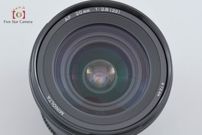 Used MINOLTA AF 20mm f/2.8 New