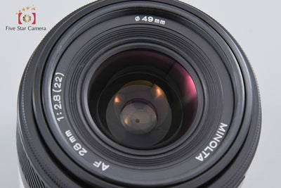 [Used] MINOLTA AF 28mm f/2.8 Old Type