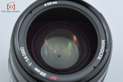 [Used] MINOLTA AF 35mm f/1.4 Old Type
