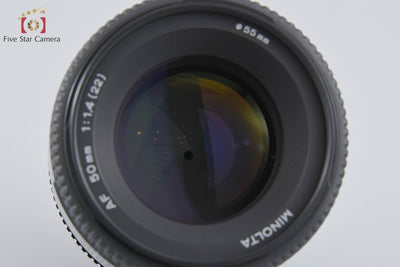 [Used] MINOLTA AF 50mm f/1.4 New