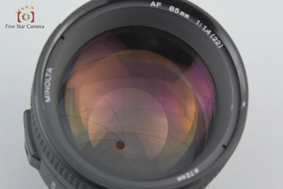 [Used] MINOLTA AF 85mm f/1.4 G