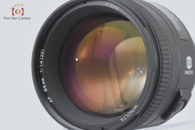 [Used] MINOLTA AF 85mm f/1.4 G