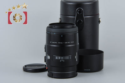 [Used] MINOLTA AF MACRO 100mm f/2.8 New