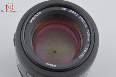 [Used] MINOLTA AF SOFT FOCUS 100mm f/2.8