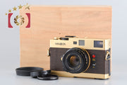 [Used] MINOLTA CLE GOLD LIMITED + M-ROKKOR 40mm f/2 with original box