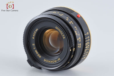 [Used] MINOLTA CLE GOLD LIMITED + M-ROKKOR 40mm f/2 with original box