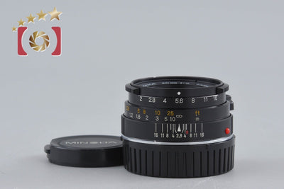 [Used] MINOLTA M-ROKKOR 40mm f/2 Late Model Leica M-mount