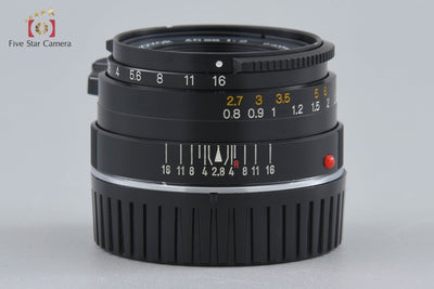 [Used] MINOLTA M-ROKKOR 40mm f/2 Late Model Leica M-mount