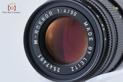 [Used] MINOLTA M-ROKKOR 90mm f/4 Leica M-mount