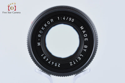 [Used] MINOLTA M-ROKKOR 90mm f/4 Leica M-mount
